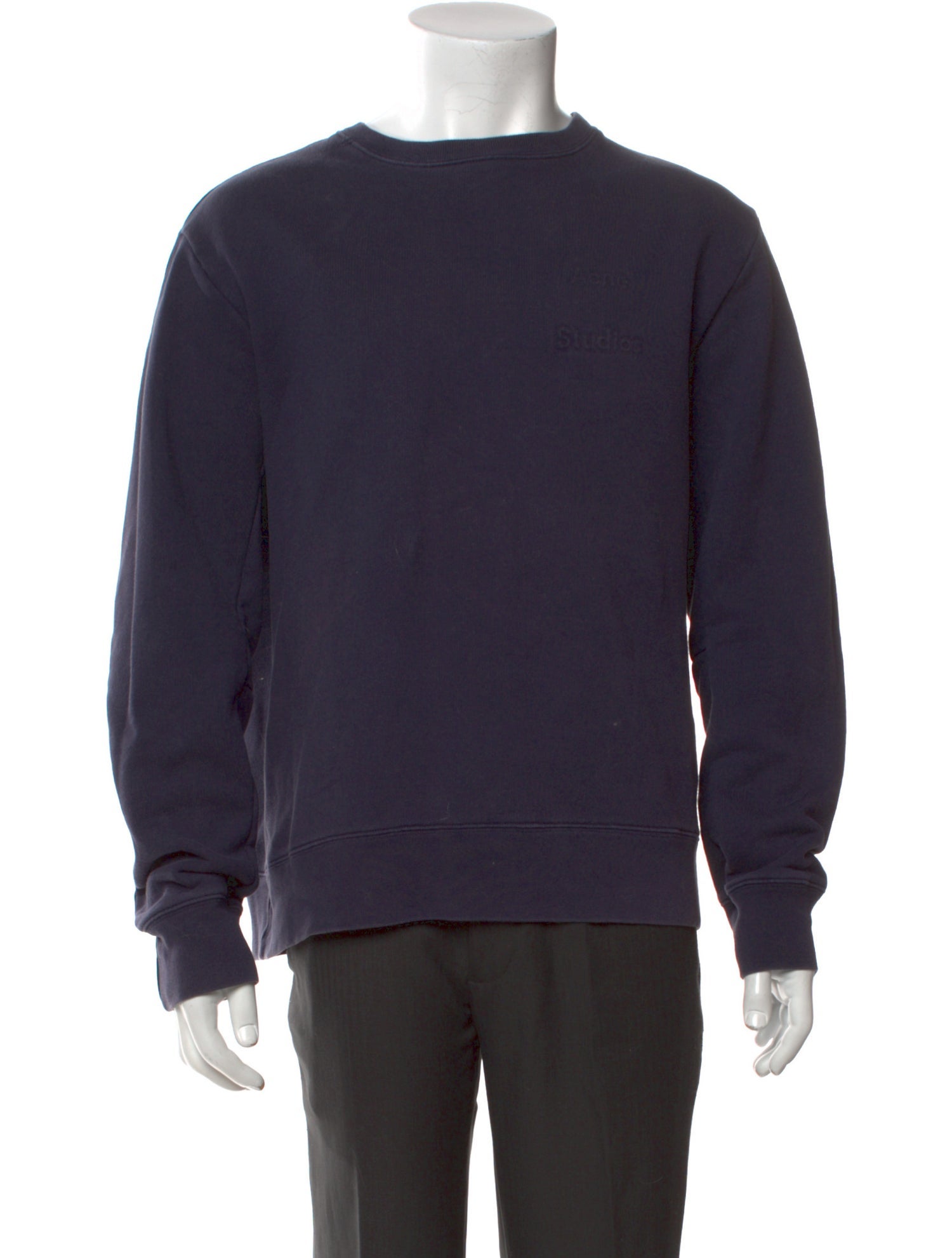 Acne Studios Crew Neck Long Sleeve Sweatshirt