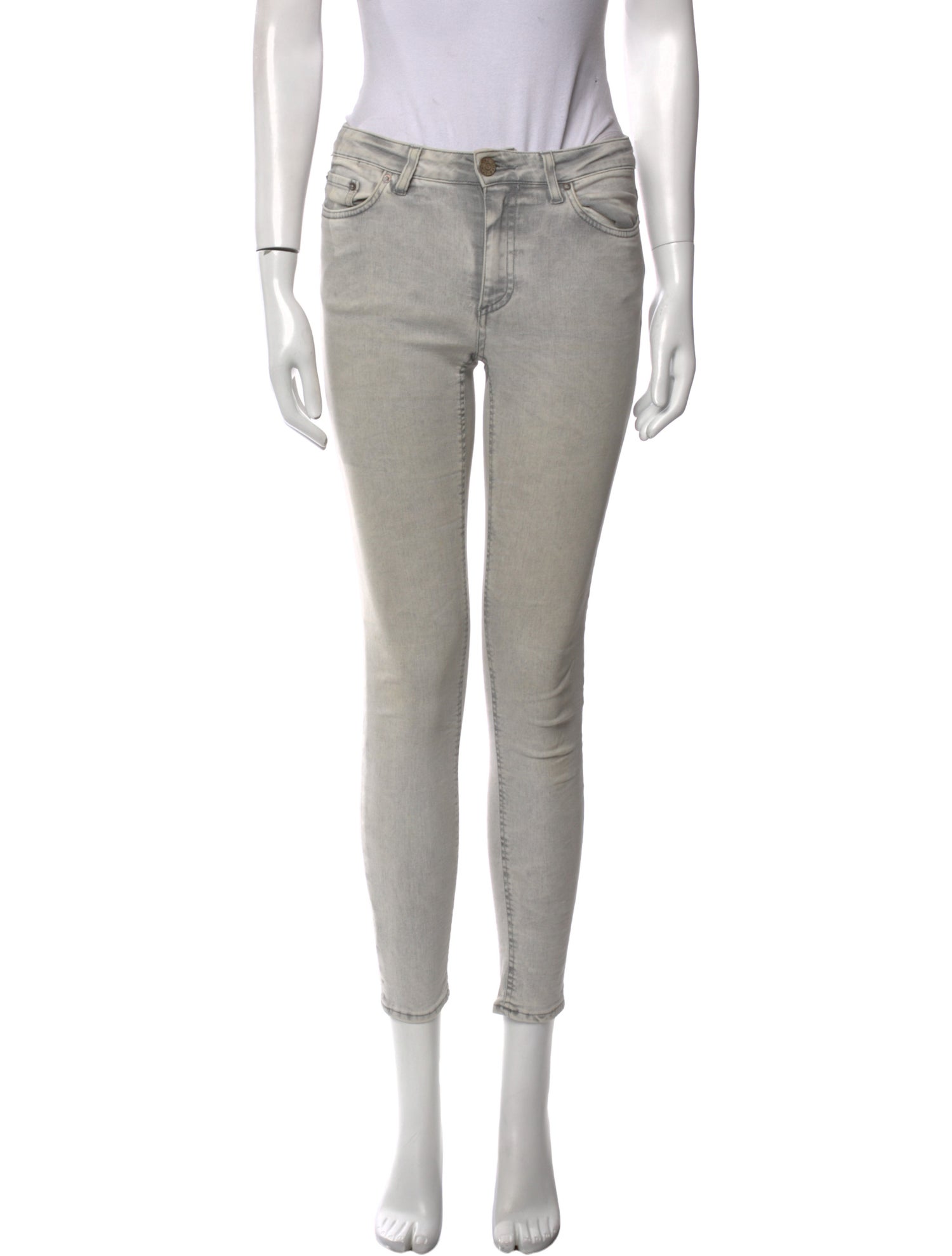Acne Studios Mid-Rise Skinny Leg Jeans