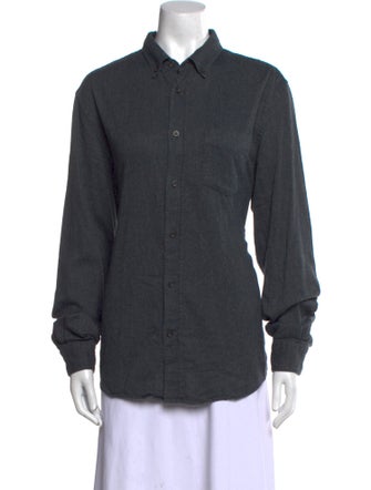 Acne Studios Long Sleeve Button-Up Top