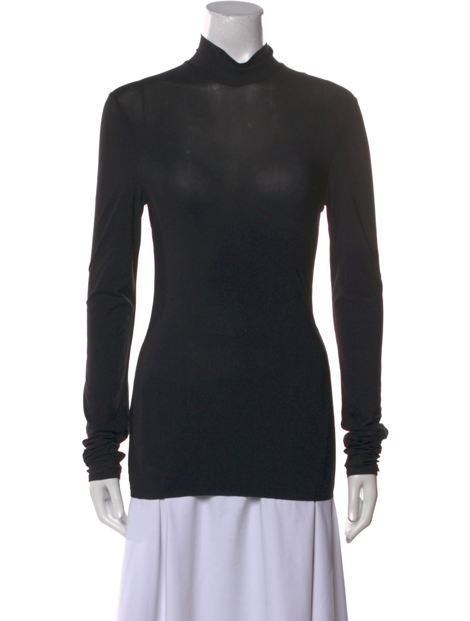 Acne Studios Nylon Turtleneck Top