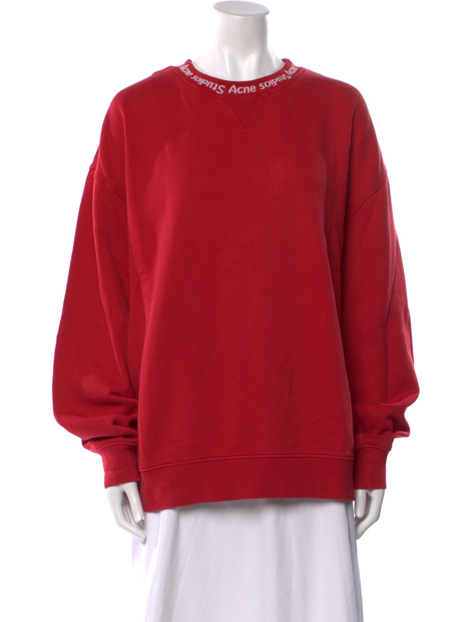 Acne Studios Crew Neck Long Sleeve Sweatshirt