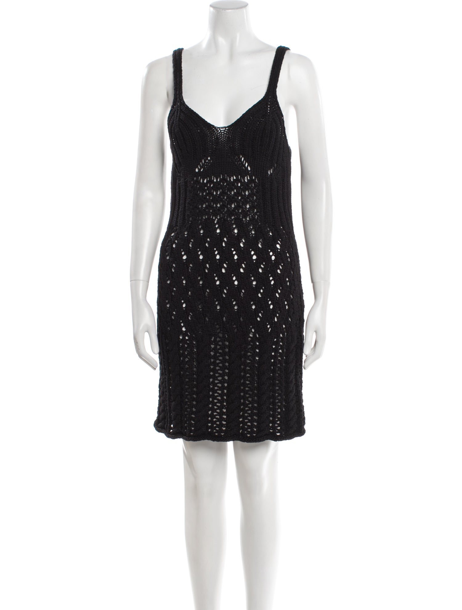 Acne Studios V-Neck Mini Dress