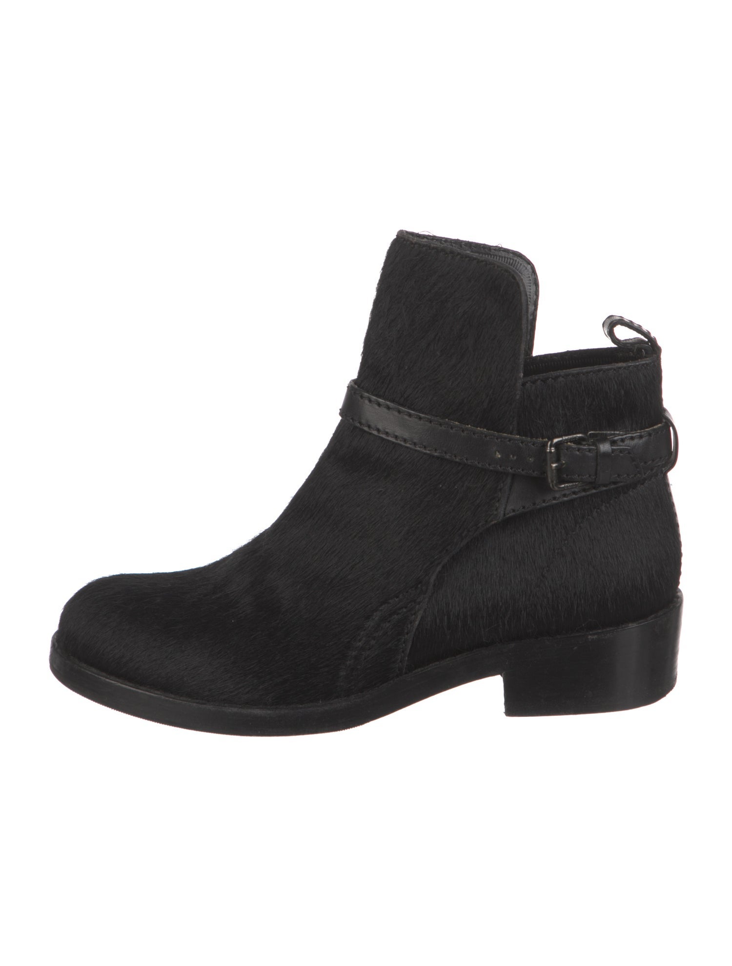 Acne Studios Ponyhair Moto Boots