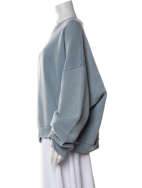 Acne Studios Bateau Neckline Long Sleeve Sweatshirt