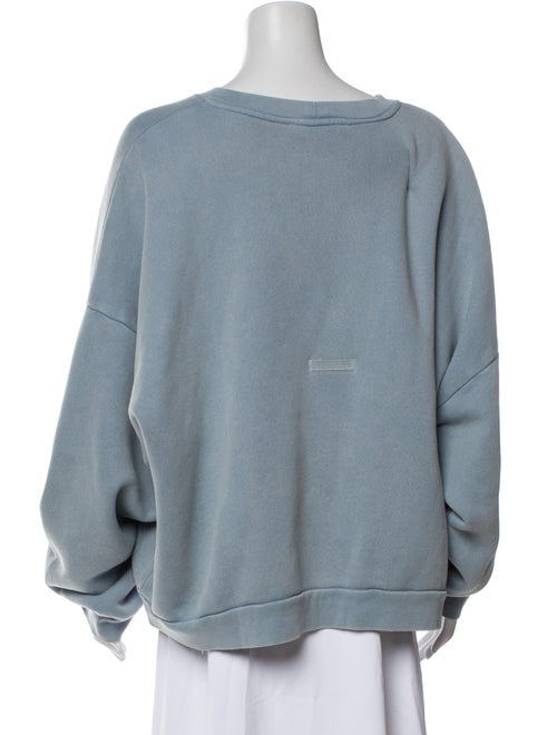 Acne Studios Bateau Neckline Long Sleeve Sweatshirt