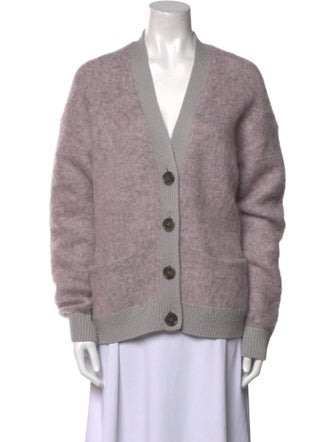 Acne Studios Mohair V-Neck Sweater