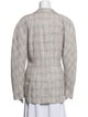 Acne Studios Plaid Print Blazer