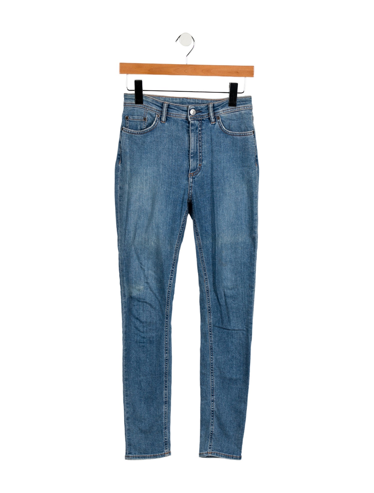 Acne Studios Mid-Rise Skinny Leg Jeans