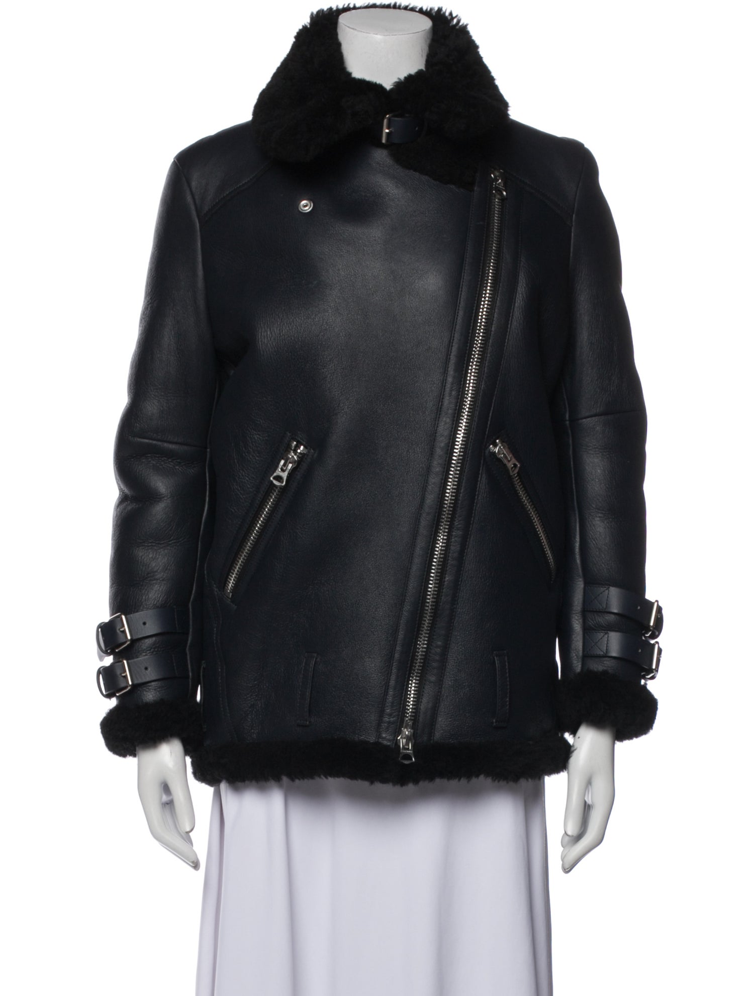 Acne Studios Shearling Faux Fur Jacket