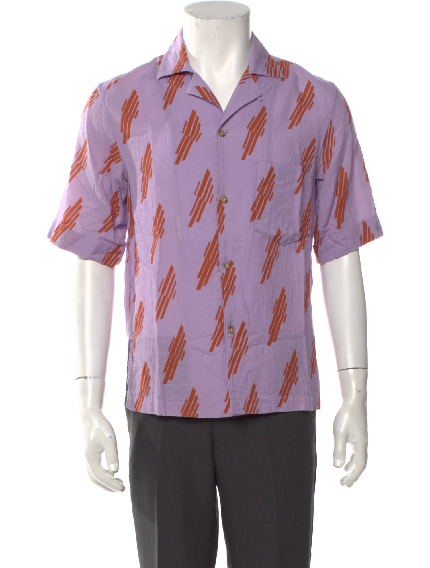 Acne Studios Printed Short Sleeve Shirt