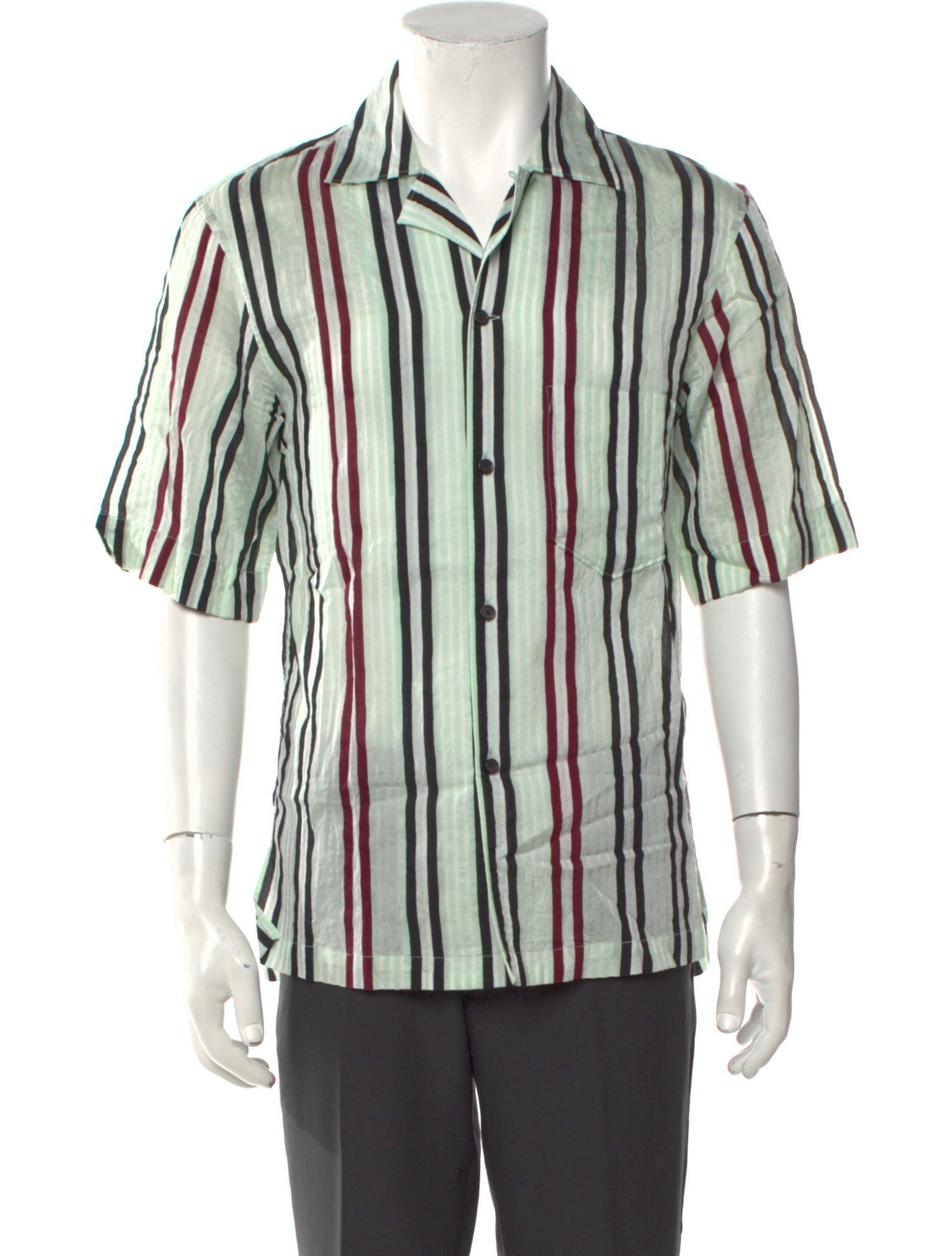 Acne Studios Striped Short Sleeve Shirt