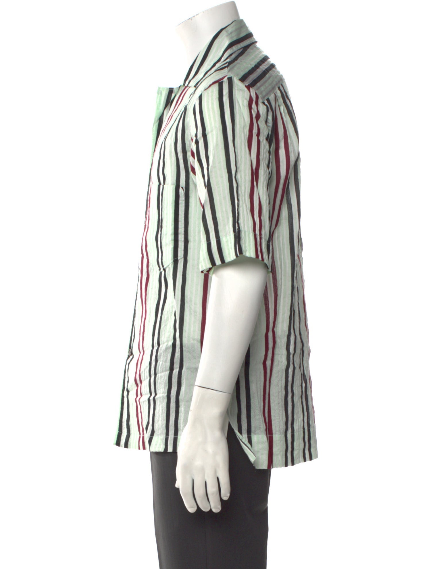 Acne Studios Striped Short Sleeve Shirt