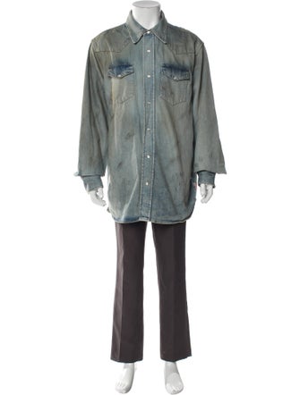 Acne Studios Oversized Long Sleeve Western Shirt