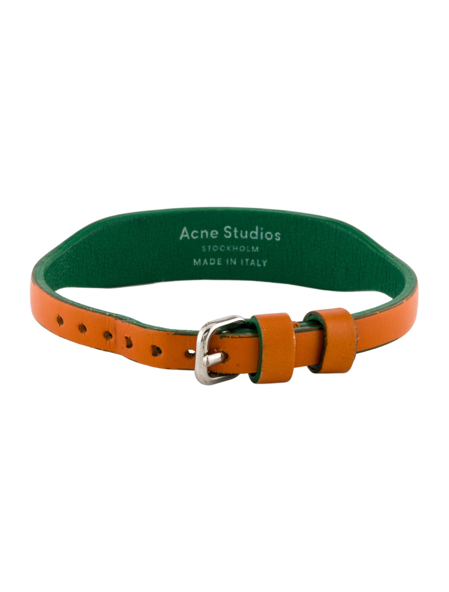 Acne Studios Leather Wrap Bracelet