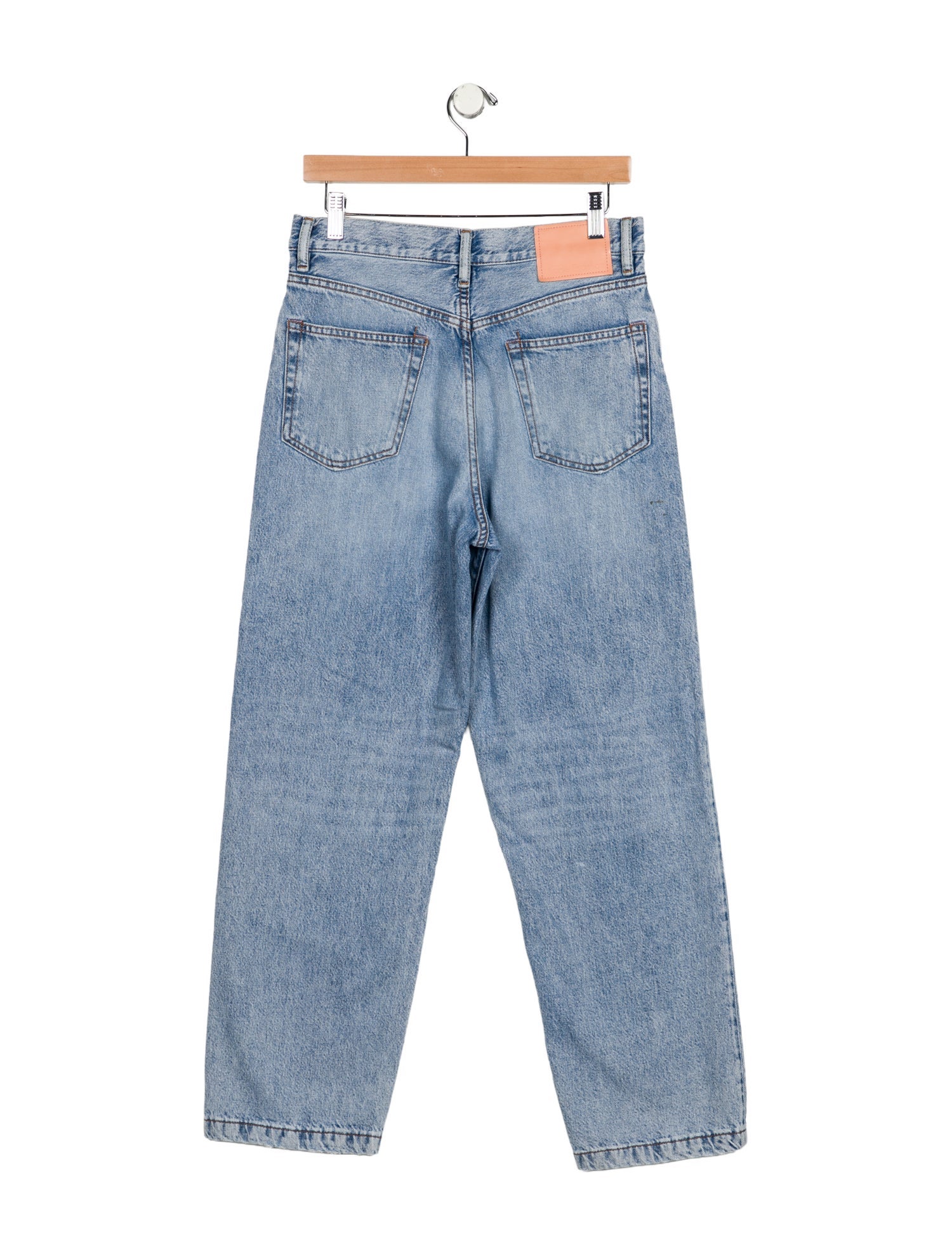 Acne Studios High-Rise Straight Leg Jeans