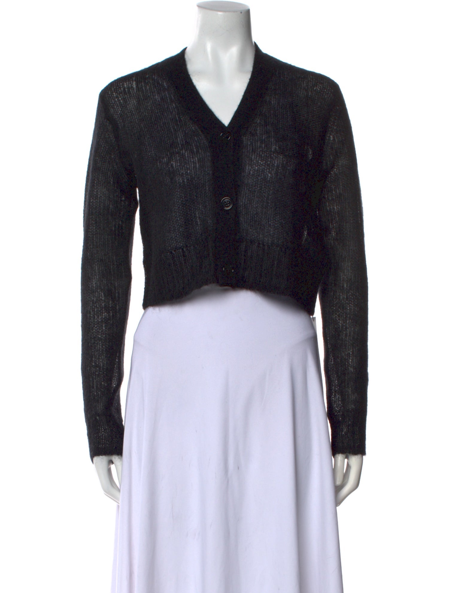 Acne Studios Mohair V-Neck Sweater