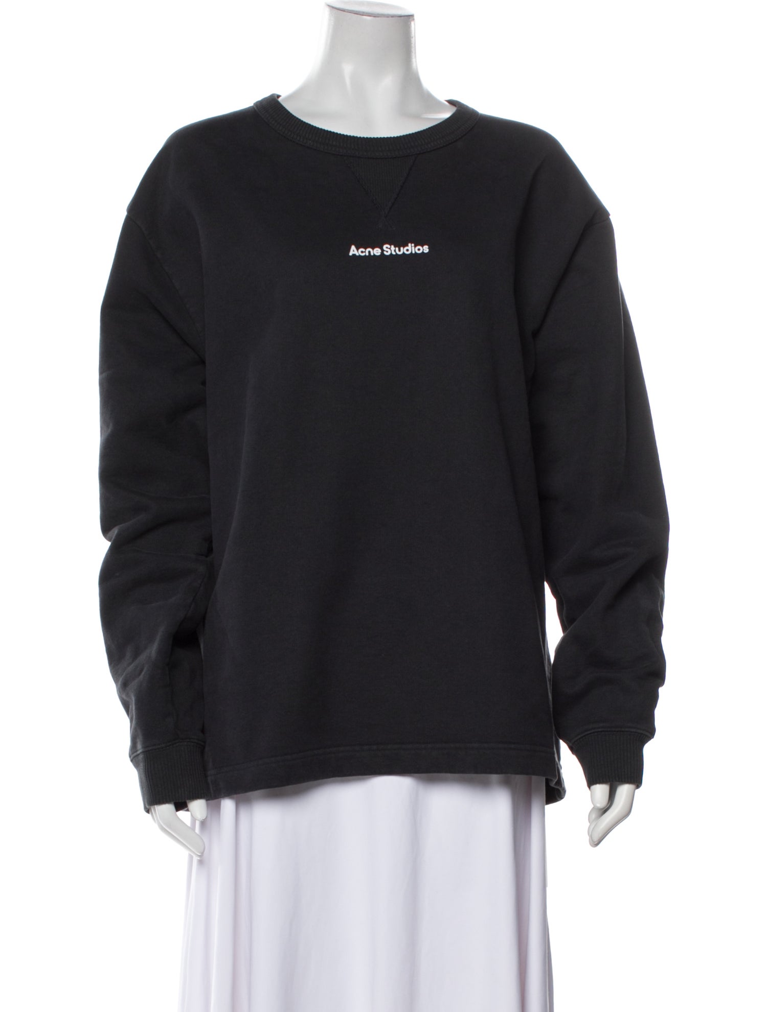 Acne Studios Graphic Print Crew Neck Sweatshirt