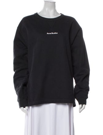 Acne Studios Graphic Print Crew Neck Sweatshirt