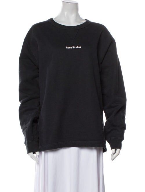 Acne Studios Graphic Print Crew Neck Sweatshirt