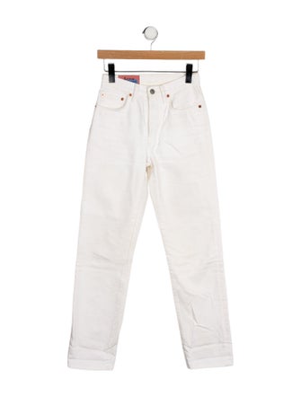 Acne Studios Mid-Rise Straight Leg Jeans