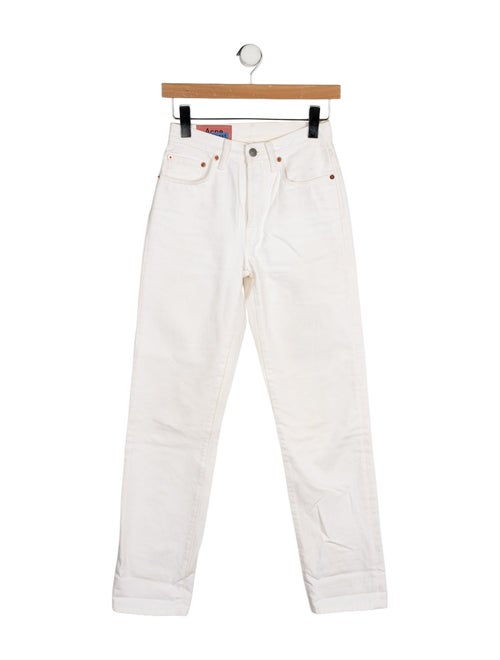 Acne Studios Mid-Rise Straight Leg Jeans
