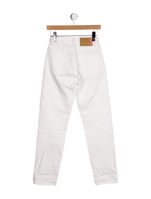 Acne Studios Mid-Rise Straight Leg Jeans