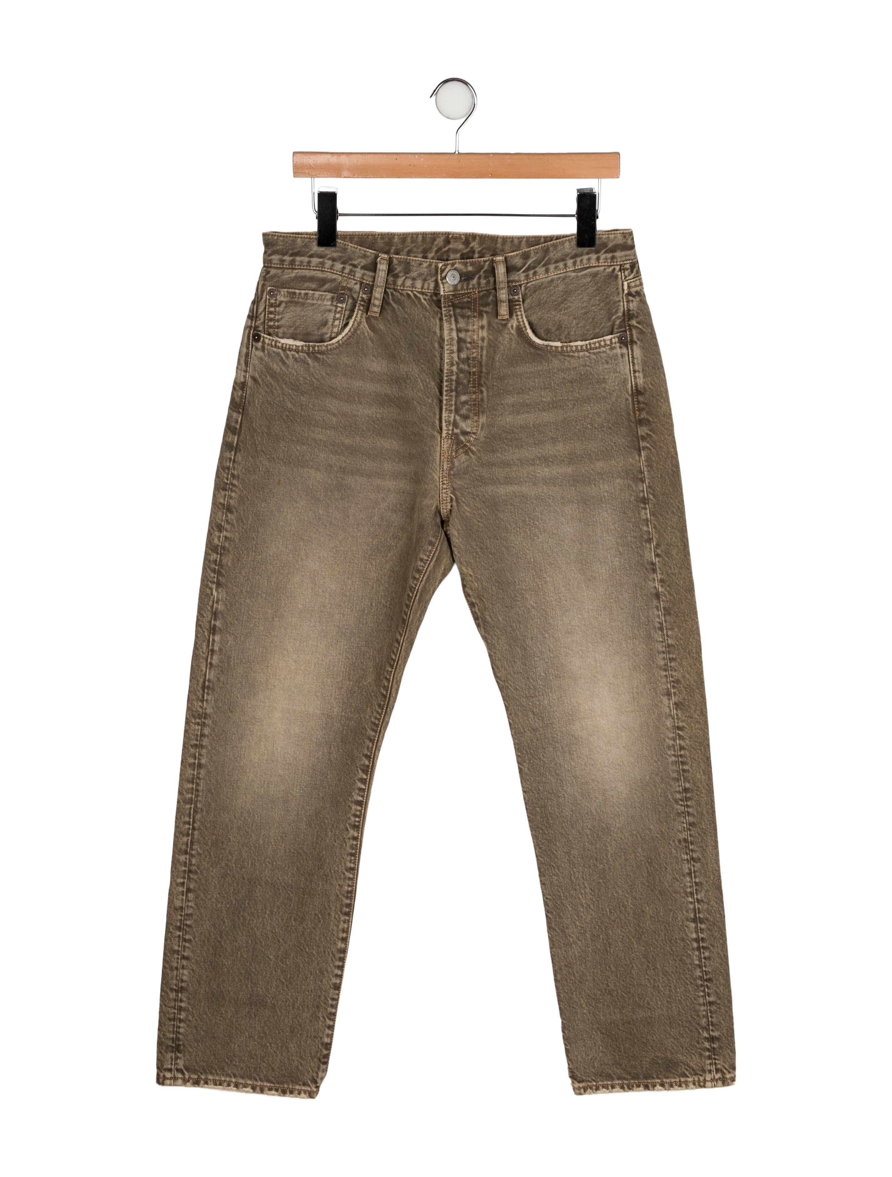 Acne Studios High-Rise Straight Leg Jeans