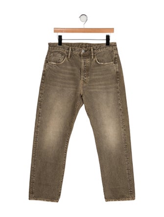 Acne Studios High-Rise Straight Leg Jeans
