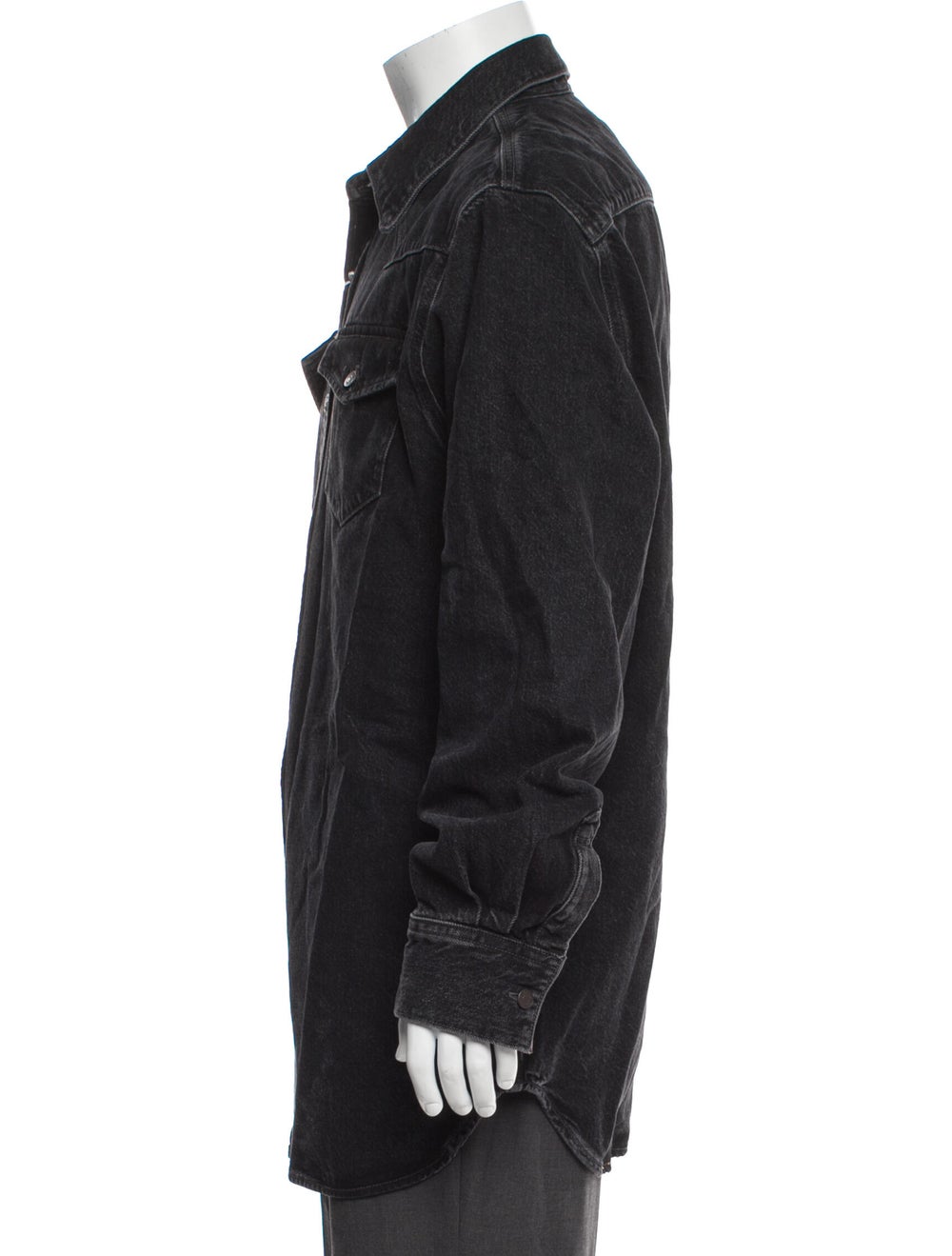 Acne Studios Denim Jacket Black Patch Pockets - image 2