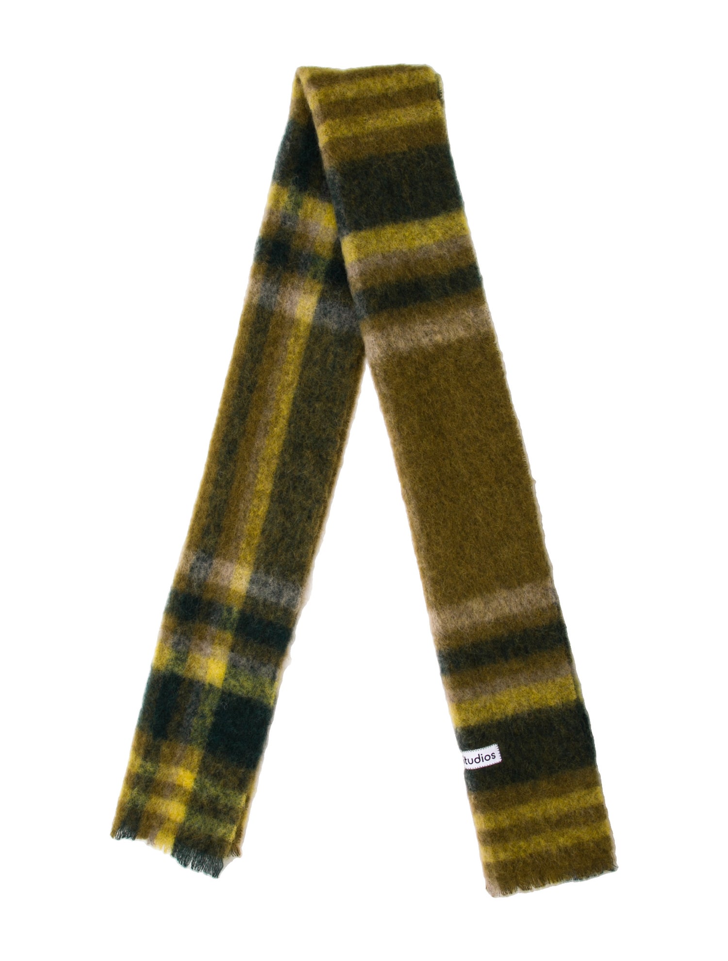 Acne Studios Alpaca Striped Scarf