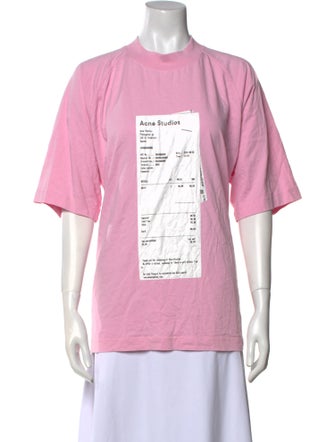 Acne Studios Graphic Print Crew Neck T-Shirt