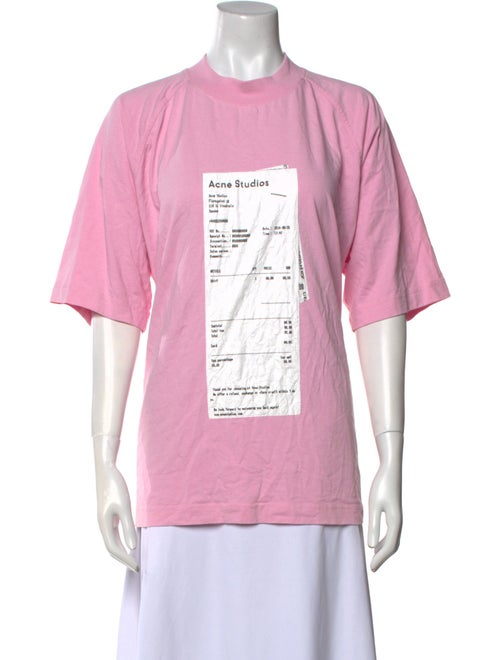 Acne Studios Graphic Print Crew Neck T-Shirt