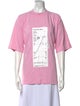 Acne Studios Graphic Print Crew Neck T-Shirt