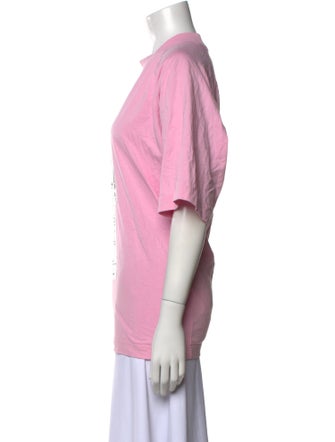 Acne Studios Graphic Print Crew Neck T-Shirt