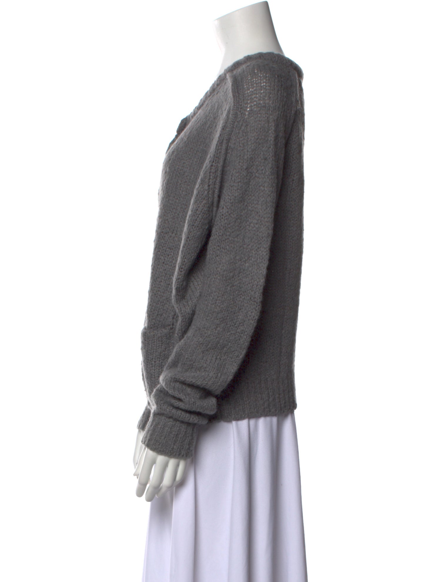 Acne Studios Mohair V-Neck Sweater