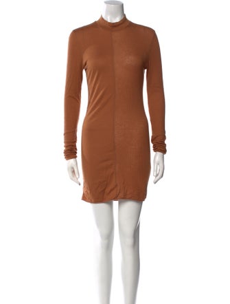 Acne Studios Mock Neck Mini Dress