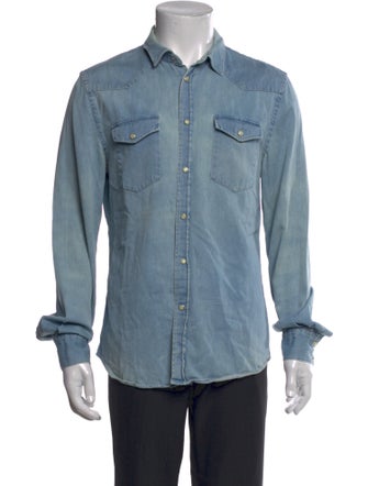 Acne Studios Long Sleeve Denim Shirt