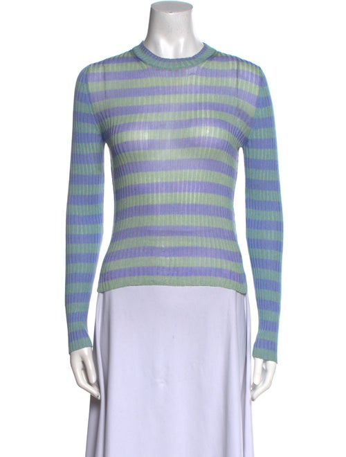 Acne Studios Striped Crew Neck Top