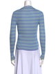 Acne Studios Striped Crew Neck Top