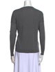Acne Studios Merino Wool Bateau Neckline Sweatshirt