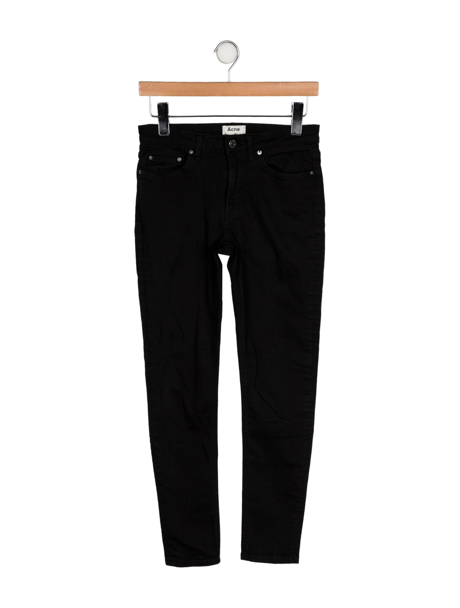 Acne Studios Mid-Rise Skinny Leg Jeans