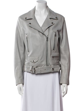 Acne Studios Leather Biker Jacket