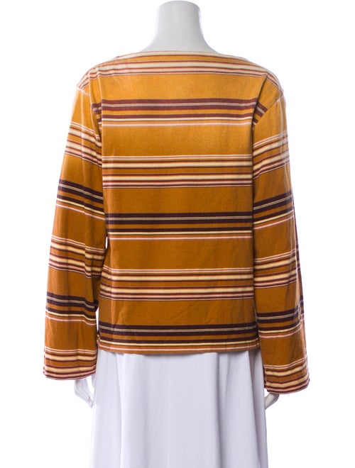 Acne Studios Striped Bateau Neckline Top