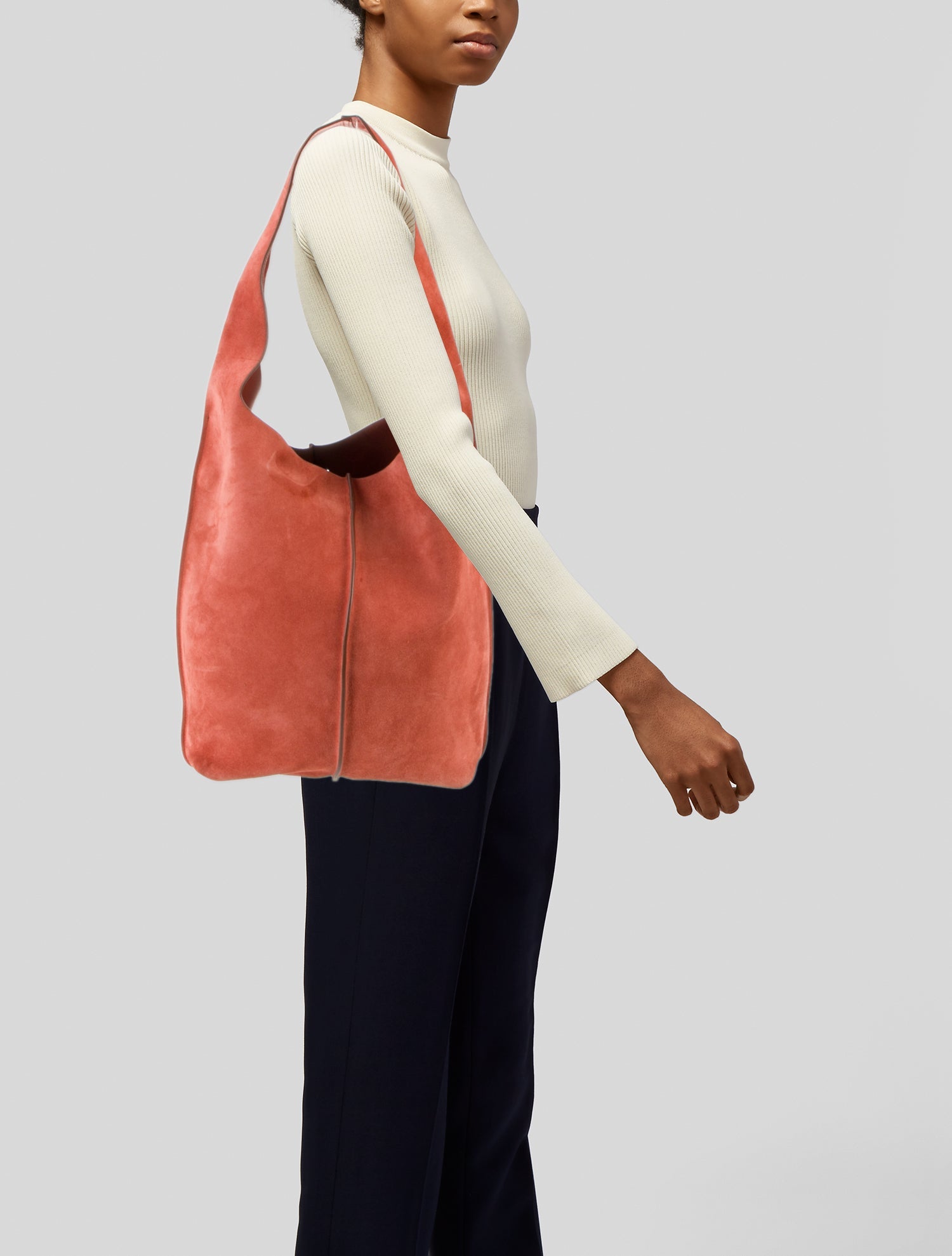 Acne Studios Suede Shoulder Bag