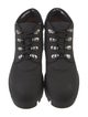 Acne Studios Leather Graphic Print Lace-Up Boots