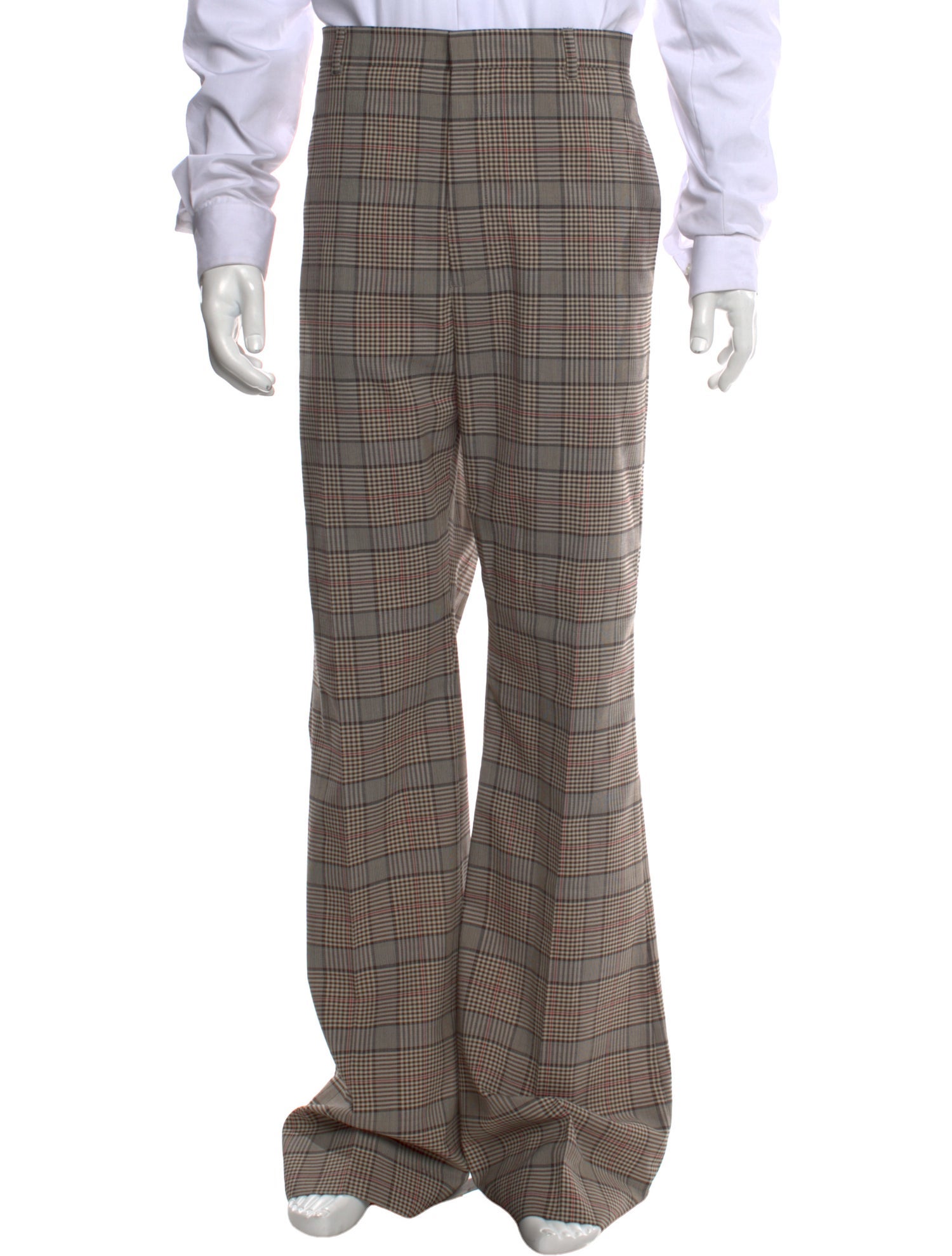 Acne Studios Plaid Print Pants