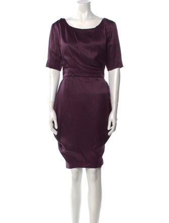Acne Studios Silk Knee-Length Dress