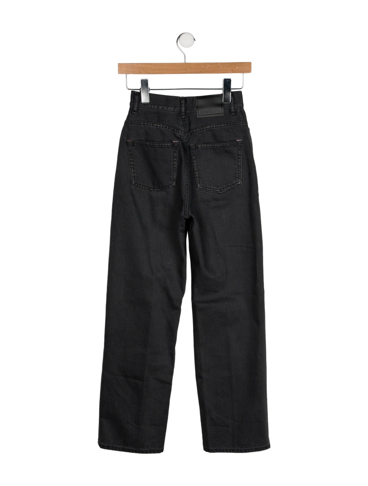 Acne Studios High-Rise Straight Leg Jeans