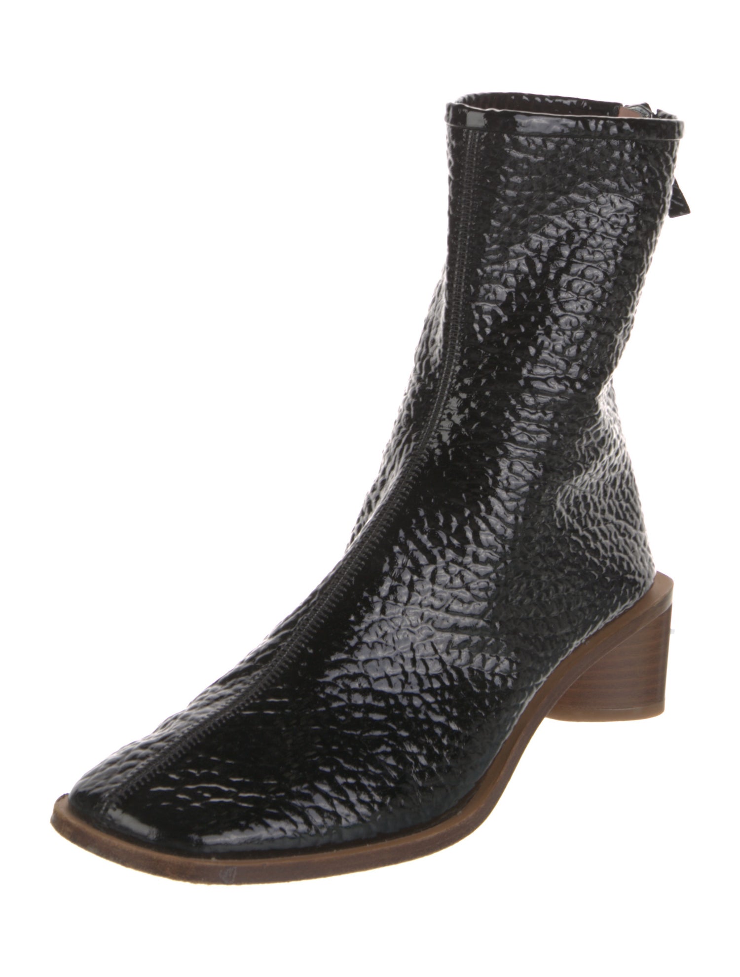Acne Studios Patent Leather Chelsea Boots