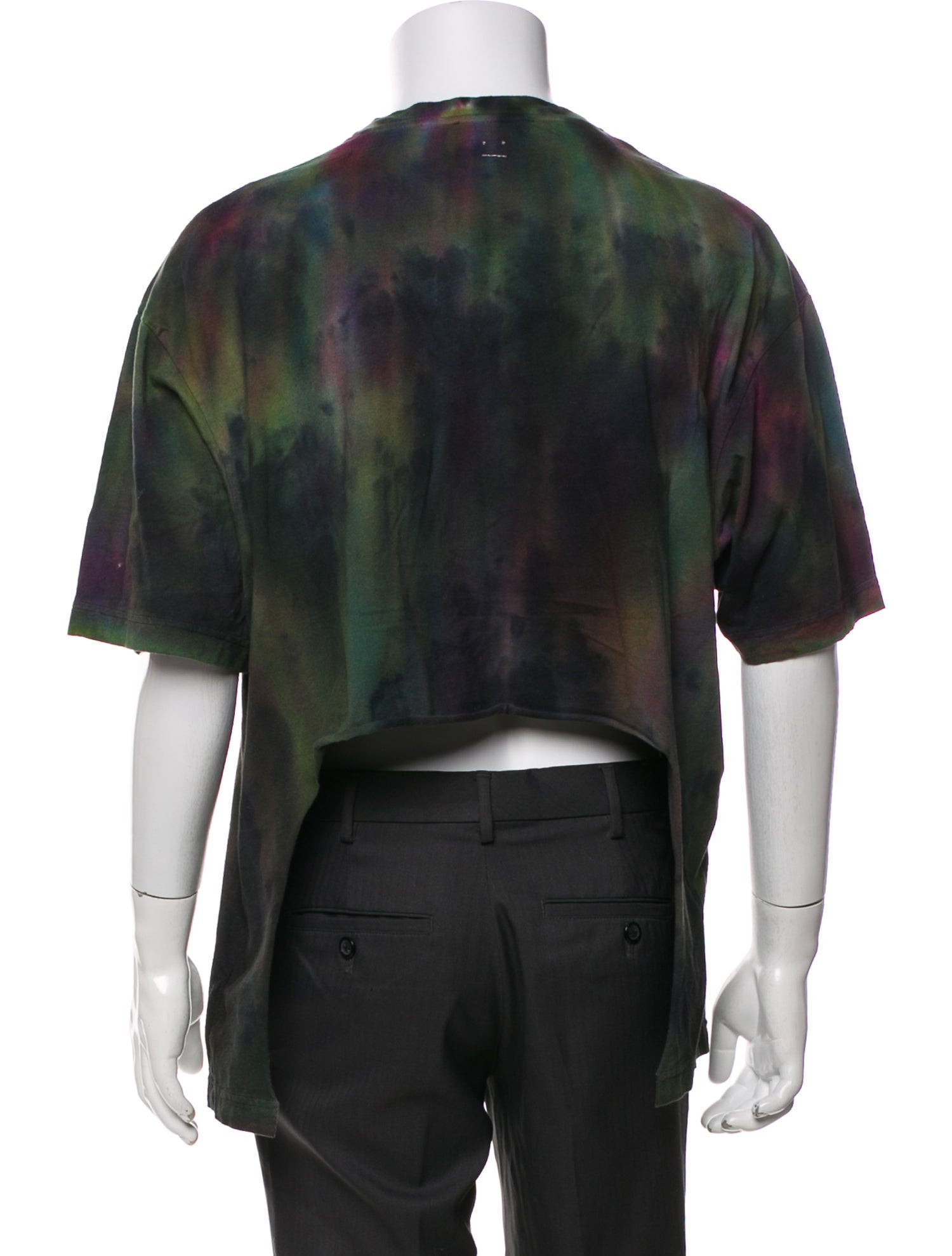 Acne Studios Tie-Dye Print Crew Neck T-Shirt